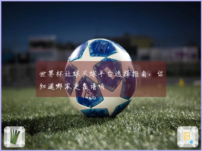 世界杯让球买球平台选择指南，你知道哪家更靠谱吗